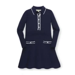 Hope & Henry Girls' Long Sleeve Sweater Dress With Contrast Tipping, Infant -Hope & Henry Sales GUEST 57360c87 e55b 4da6 9d59 32e7c5090e75