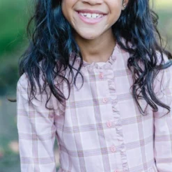 Hope & Henry Girls' Long Sleeve Tiered Ruffle Neck Dress, Infant -Hope & Henry Sales GUEST 5838bf2e 1079 4d15 b07f 5d1d02a47cda