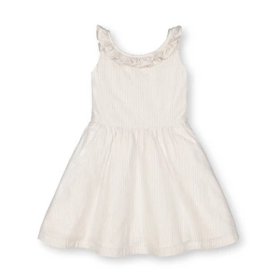 Hope & Henry Girl's Organic Cotton Ruffle Collar Low Back Dress, Infant 8 Hope & Henry Girl's Organic Cotton Ruffle Collar Low Back Dress, Infant - Image 6
