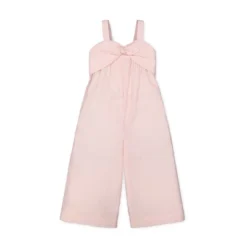 Hope & Henry Girls' Bow Front Wide Leg Jumpsuit, Kids -Hope & Henry Sales GUEST 592c0799 7a6c 4586 862c 03c3fb716145