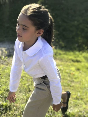 Hope & Henry Girls' Wide Leg Dress Pant, Infant 6 Hope & Henry Girls' Wide Leg Dress Pant, Infant - Image 4