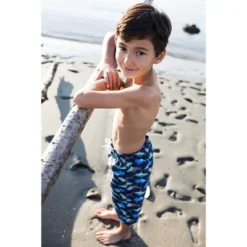 Hope & Henry Boys Navy Shark Print Swim Trunks, Kids -Hope & Henry Sales GUEST 5c276297 2a44 486f b0c8 846750bfa358