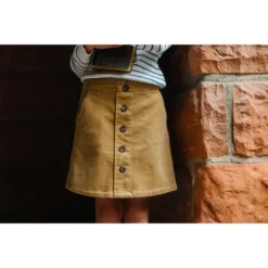 Hope & Henry Girls' Corduroy Cinch Waist Pull-On Skirt, Toddler -Hope & Henry Sales GUEST 5c956d15 d312 4f3e 879f b20237f2c0d6