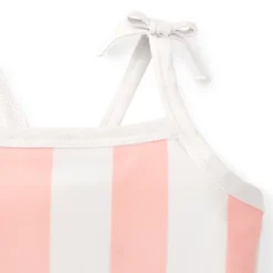 Hope & Henry Girls' Cross Back Swimsuit, Toddler