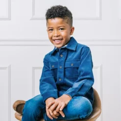 Hope & Henry Boys' Long Sleeve Corduroy Button Down Shirt With Flap Pockets, Infant -Hope & Henry Sales GUEST 5f2ed7cd 5faa 4599 9c47 a3ab39f42e7a