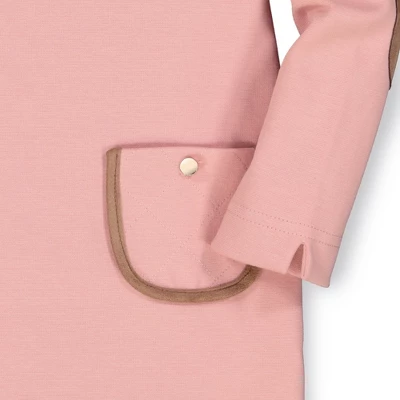 Hope & Henry Girls' Quilted Ponte Riding Dress, Infant 4 Hope & Henry Girls' Quilted Ponte Riding Dress, Infant - Image 2