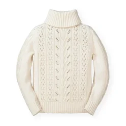Hope & Henry Girls' Fine Cable Turtleneck Sweater, Infant -Hope & Henry Sales GUEST 602a267e 6a49 4499 8e9e 1083b4a9a68d 1