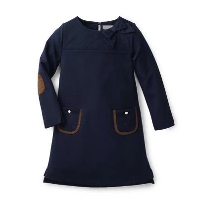 Hope & Henry Girls' Quilted Ponte Riding Dress, Infant 10 Hope & Henry Girls' Quilted Ponte Riding Dress, Infant - Image 8