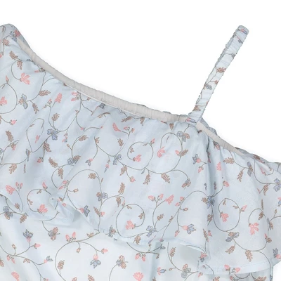 Hope & Henry Girls' One Shoulder Flounce Romper, Infant 3 Hope & Henry Girls' One Shoulder Flounce Romper, Infant