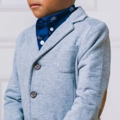Hope & Henry Boys' Fleece Suit Blazer, Infant -Hope & Henry Sales GUEST 6939a305 8219 4066 b88f c38b3b82916d