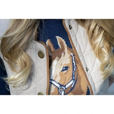 Hope & Henry Girls' Horse Intarsia Pullover Sweater, Infant 3 Hope & Henry Girls' Horse Intarsia Pullover Sweater, Infant