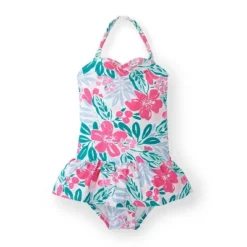 Hope & Henry Girls' Floral Ruched Halter Swimsuit, Kids -Hope & Henry Sales GUEST 6cd87543 69ca 452f 8042 845d7a803fd8