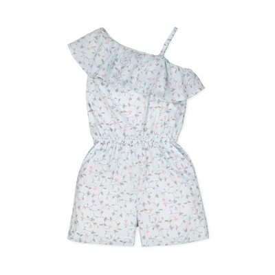 Hope & Henry Girls' One Shoulder Flounce Romper, Infant 7 Hope & Henry Girls' One Shoulder Flounce Romper, Infant - Image 5