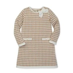 Hope & Henry Girls' Organic Cotton Bow Detail Sweater Dress, Toddler -Hope & Henry Sales GUEST 75b54878 75c1 48e5 84e1 86d0f42385c5