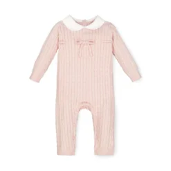 Hope & Henry Baby Cable Romper With Peter Pan Collar -Hope & Henry Sales GUEST 77d682dd 5492 46bf a5db d017b152fe9d