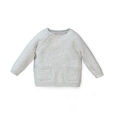 Hope & Henry Baby Raglan Button Sweater Set 3 Hope & Henry Baby Raglan Button Sweater Set