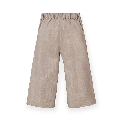 Hope & Henry Girls' Wide Leg Dress Pant, Infant 4 Hope & Henry Girls' Wide Leg Dress Pant, Infant - Image 2