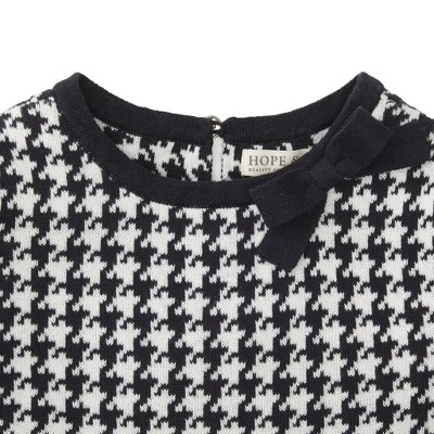 Hope & Henry Girls' Bow Detail Sweater Dress, Infant 3 Hope & Henry Girls' Bow Detail Sweater Dress, Infant