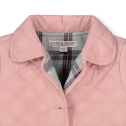 Hope & Henry Girls' Quilted Barn Jacket, Kids