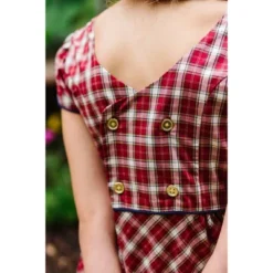 Hope & Henry Girls' Short Sleeve Button Back Schoolgirl Dress, Toddler -Hope & Henry Sales GUEST 80d7a40c 7f64 4dd5 affc 497dc218d5ce 1