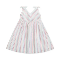 Hope & Henry Girls' Organic Cotton Bow Shoulder Swing Dress, Kids -Hope & Henry Sales GUEST 82bc5a3c 81c5 43fd a41a 7ebd127650ad