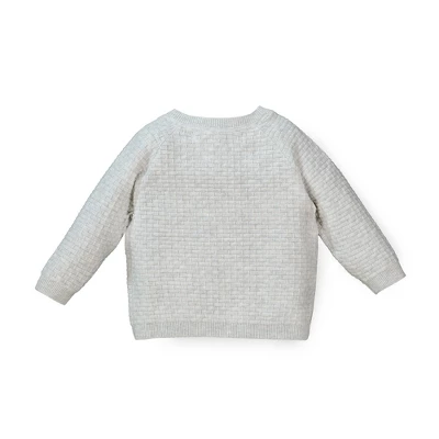 Hope & Henry Baby Raglan Button Sweater Set 4 Hope & Henry Baby Raglan Button Sweater Set - Image 2
