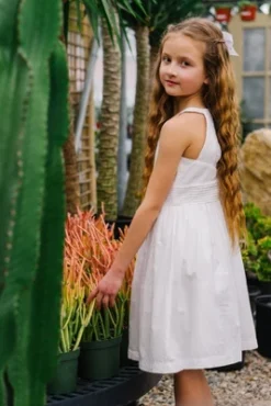 Hope & Henry Girls' Organic Cotton Sleeveless Halter Special Occasion Party Dress, Infant -Hope & Henry Sales GUEST 83908d67 712a 4337 85f9 a77a139a17e0