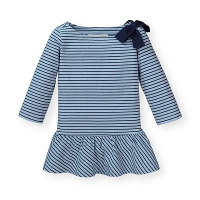 Hope & Henry Girls' Organic Cotton Peplum Knit Top With Bow, Infant 6 Hope & Henry Girls' Organic Cotton Peplum Knit Top With Bow, Infant - Image 4