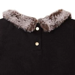 Hope & Henry Girls' Fit And Flare Ponte Dress With Faux Fur, Toddler -Hope & Henry Sales GUEST 85f7ac92 43f2 45b7 b3e5 6dd560bc2a54