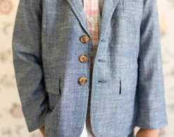 Hope & Henry Boys' Chambray Suit Jacket, Infant -Hope & Henry Sales GUEST 867bb688 34a6 4c2d a024 a83d5342acc5