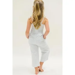 Hope & Henry Girls' Organic Cotton Smocked Button Front Jumpsuit, Kids -Hope & Henry Sales GUEST 8898575e 4b87 4d71 a20d b774e15d0ced