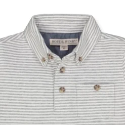 Hope & Henry Boys' Organic Cotton Jersey Polo, Infant