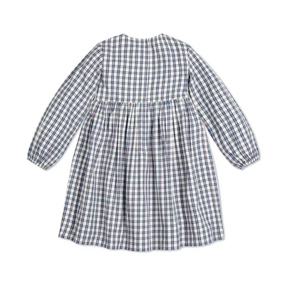 Hope & Henry Girls' Long Sleeve Calvary Twill Smocked Front Dress, Toddler 4 Hope & Henry Girls' Long Sleeve Calvary Twill Smocked Front Dress, Toddler - Image 2