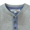 Hope & Henry Boys' Henley Tee With Rolled Sleeves, Kids
