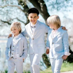 Hope & Henry Boys' Linen Suit Jacket, Infant -Hope & Henry Sales GUEST 90560f40 8715 4bf5 86a8 8d8b256cd47e