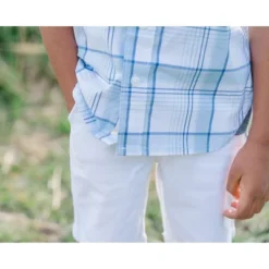 Hope & Henry Boys' Stretch Short Sleeve Button Down Shirt, Kids -Hope & Henry Sales GUEST 9270a471 a71c 430b b49b 808c87bdf990