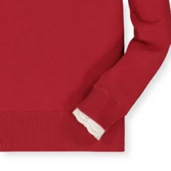 Hope & Henry Girls' Organic Cotton Lace Trim French Sweater, Infant -Hope & Henry Sales GUEST 931c9507 453f 467b 8788 c35f62cebe01