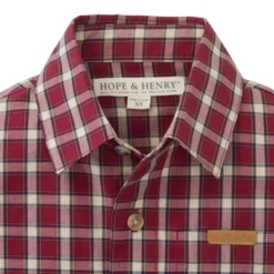 Hope & Henry Boys' Poplin Button Down Shirt, Infant -Hope & Henry Sales GUEST 931d8779 15f2 48e6 a72e 72615eeb5b7a