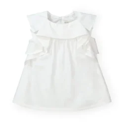 Hope & Henry Girls' A-Line Ruffle Top, Toddler -Hope & Henry Sales GUEST 95841d45 a525 4e4a 9f90 6f72fd380e73