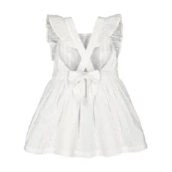 Hope & Henry Girls' Organic Cotton Ruffle Apron Dress, Toddler -Hope & Henry Sales GUEST 968640d2 5605 4a71 acf8 3b1f52263523