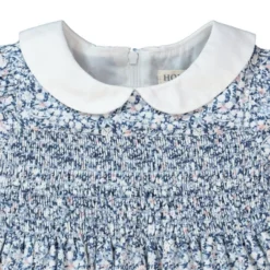 Hope & Henry Baby Seersucker Peter Pan Collar Dress
