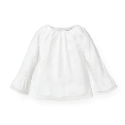 Hope & Henry Girls' Ruffle Sleeve Top, Infant -Hope & Henry Sales GUEST 9ab37c99 922a 4cec a533 af36f816f2ce