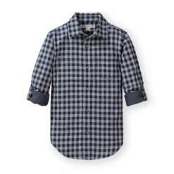 Hope & Henry Boys' Convertible Double Weave Button Down Shirt, Kids -Hope & Henry Sales GUEST 9be0dee3 85c3 436d aba2 d168a8bf7fb2
