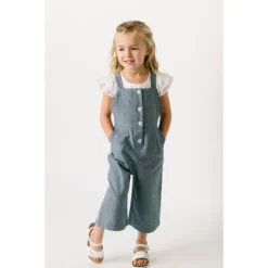 Hope & Henry Girls' Button Front Overall, Infant -Hope & Henry Sales GUEST 9c78df5e 8879 4a50 aef8 d3a98acef3cc