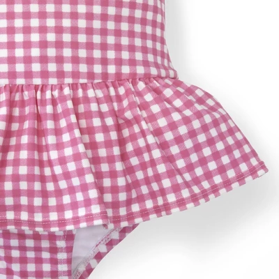 Hope & Henry Girls' Ruched Halter Swimsuit, Kids 4 Hope & Henry Girls' Ruched Halter Swimsuit, Kids - Image 2