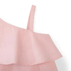 Hope & Henry Girls' One Shoulder Flounce Dress, Toddler