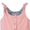 Hope & Henry Girls' Knot Tie Button Front Jumpsuit, Infant -Hope & Henry Sales GUEST a108125f a53a 4c56 93da ba5c8b46cd81