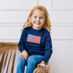 Hope & Henry Boys' Long Sleeve Flag Intarsia Crew Neck Pullover Sweater, Infant -Hope & Henry Sales GUEST a5f3ef71 966e 4238 9ee5 14d71ddafcaf 1