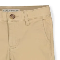 Hope & Henry Boy's Organic Cotton Skinny Stretch Twill Chino, Infant