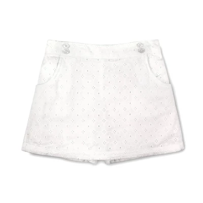 Hope & Henry Girls' Button Front Skort, Infant 5 Hope & Henry Girls' Button Front Skort, Infant - Image 3